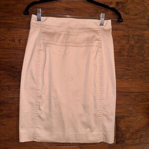 Cream BEBE mini skirt